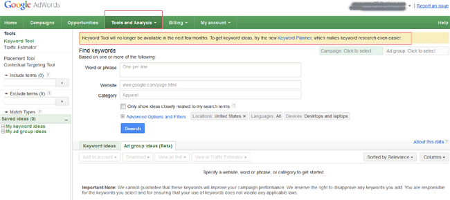 Google Keyword Planner Makes Your Keyword Search More ...